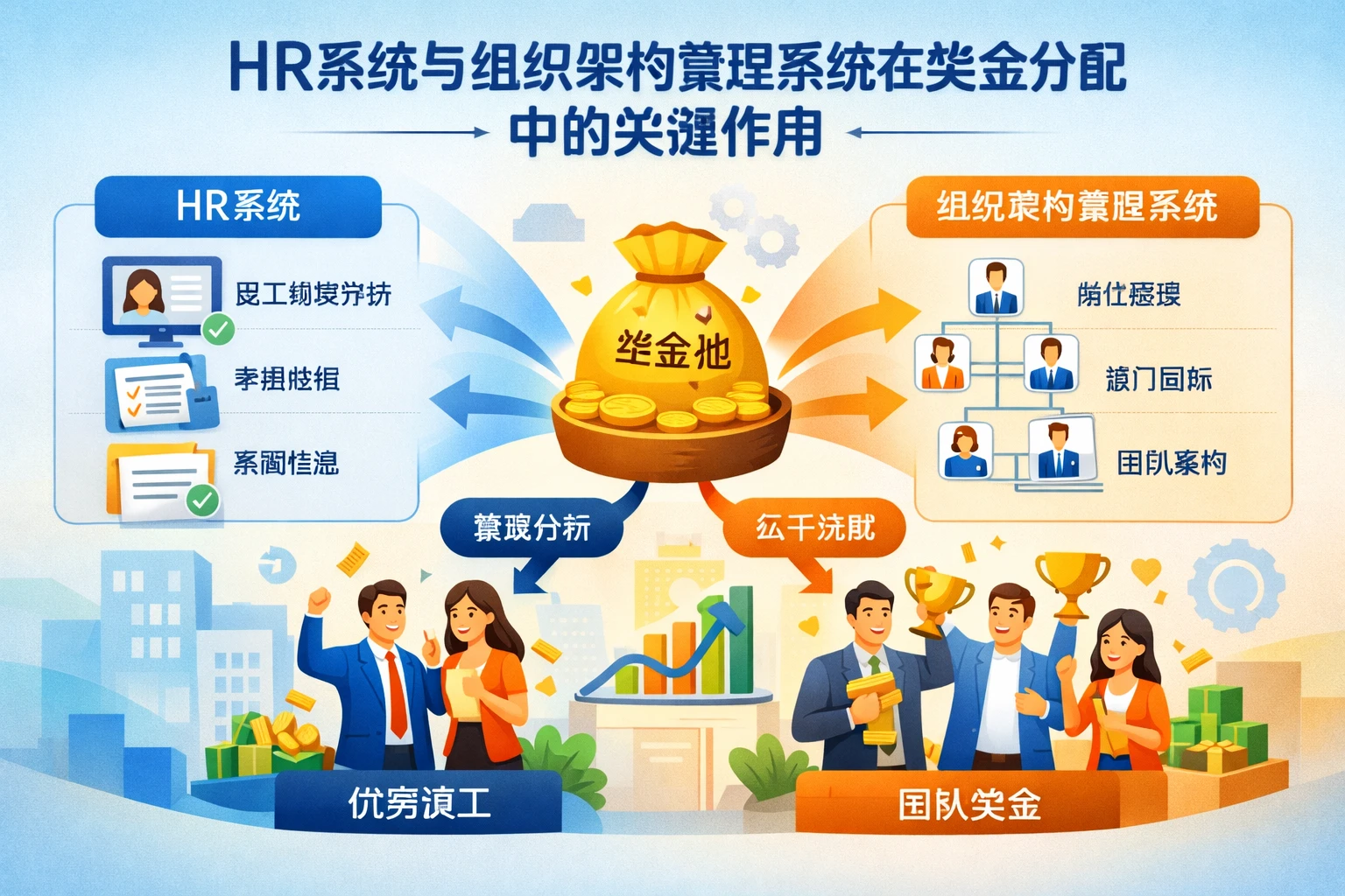 HR系统与组织架构管理系统在奖金分配中的关键作用