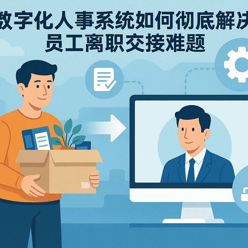 数字化人事系统如何彻底解决员工离职交接难题