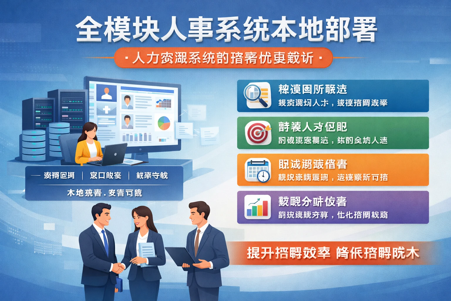 全模块人事系统本地部署：人力资源系统的招聘优势解析