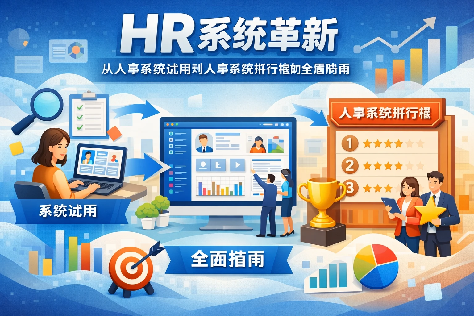 HR系统革新：从人事系统试用到人事系统排行榜的全面指南