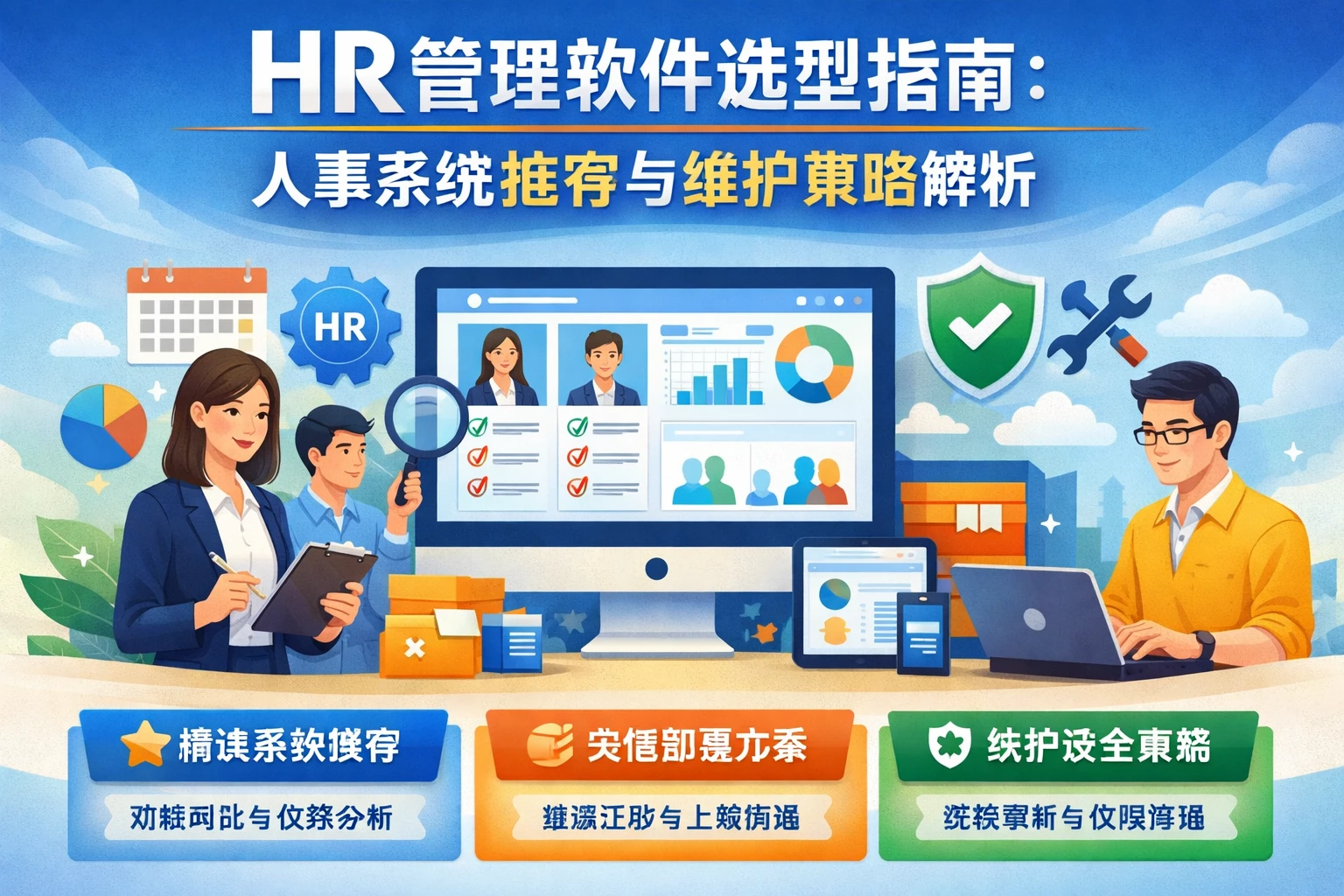 HR管理软件选型指南：人事系统推荐与维护策略解析
