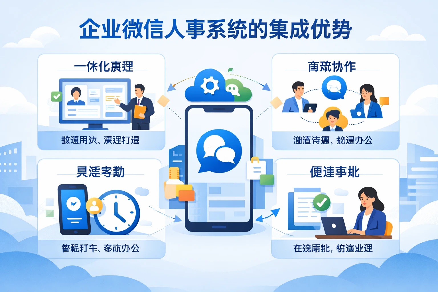 企业微信人事系统的集成优势