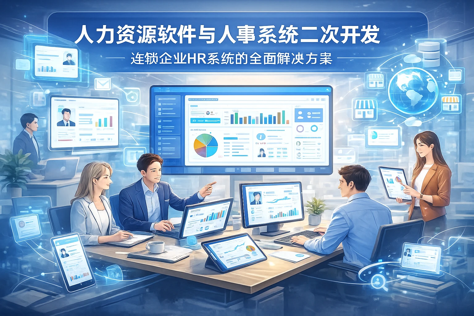 人力资源软件与人事系统二次开发：连锁企业HR系统的全面解决方案