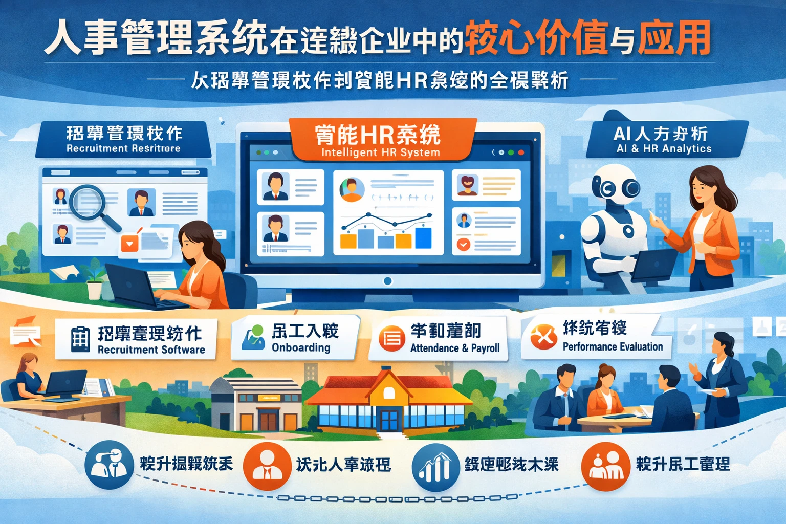 人事管理系统在连锁企业中的核心价值与应用:从招聘管理软件到智能HR系统的全面解析