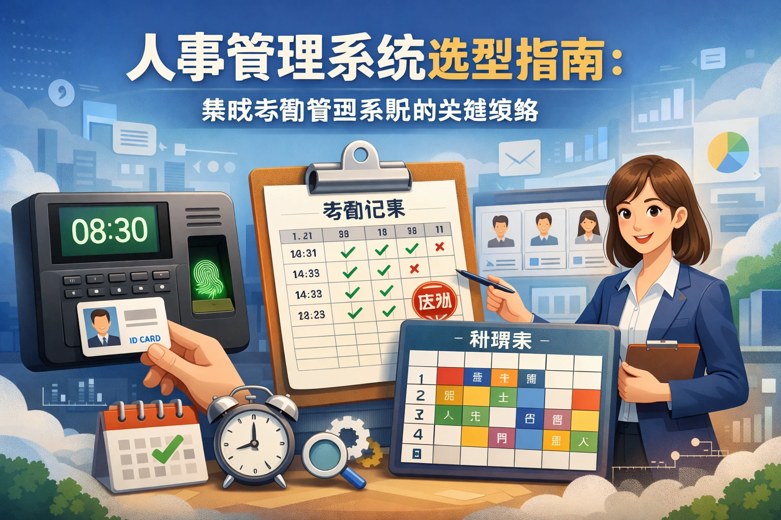 人事管理系统选型指南：集成考勤管理系统的关键策略