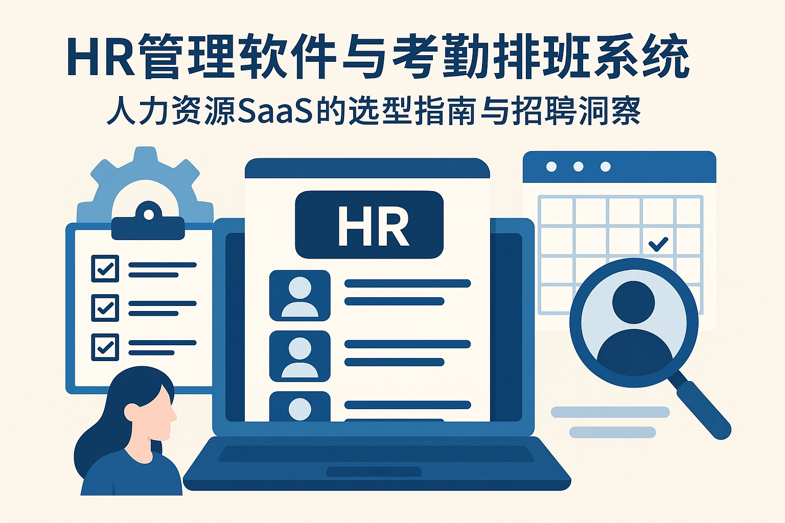 HR管理软件与考勤排班系统：人力资源SaaS的选型指南与招聘洞察