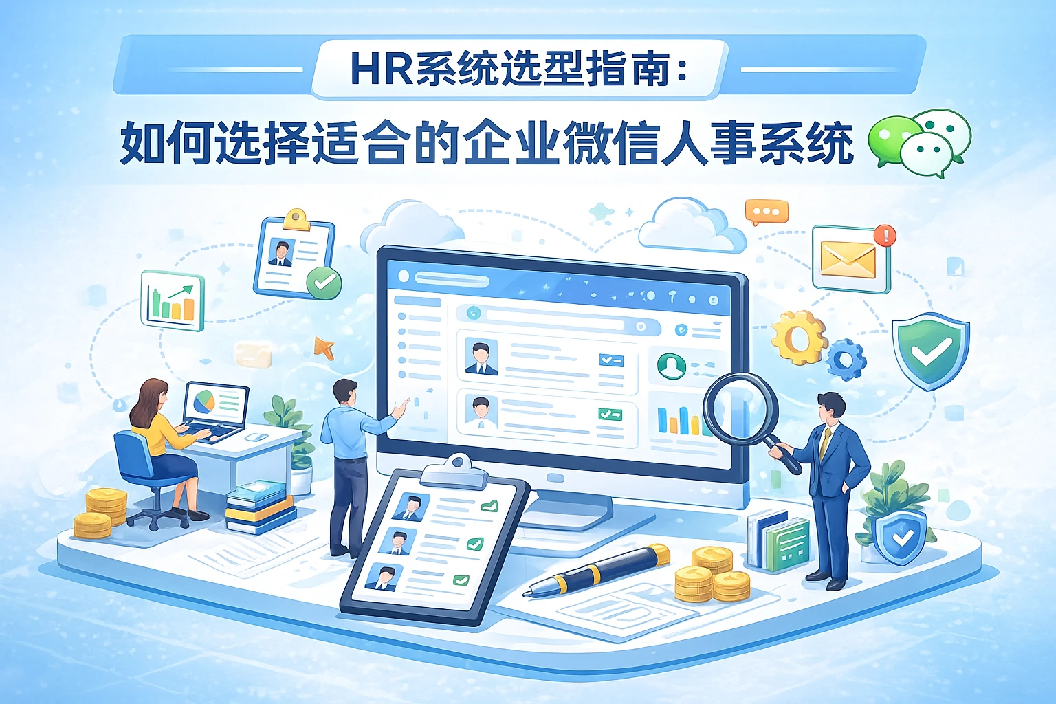 HR系统选型指南：如何选择适合的企业微信人事系统