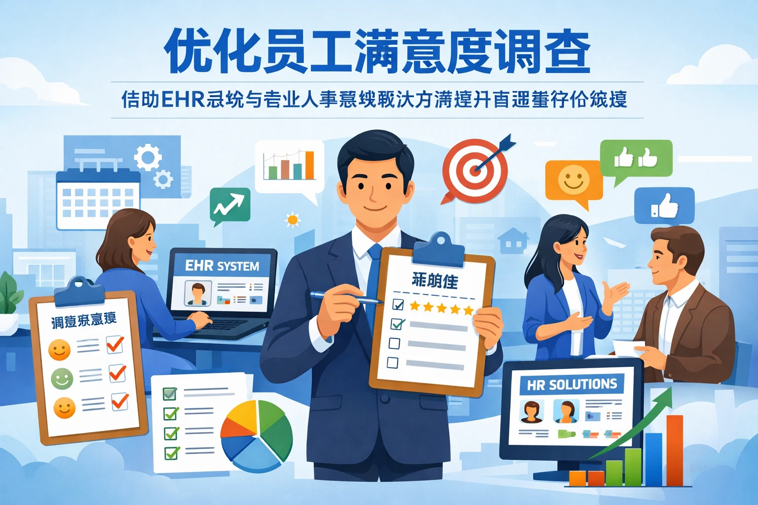 优化员工满意度调查：借助EHR系统与专业人事系统解决方案提升管理者评价效度