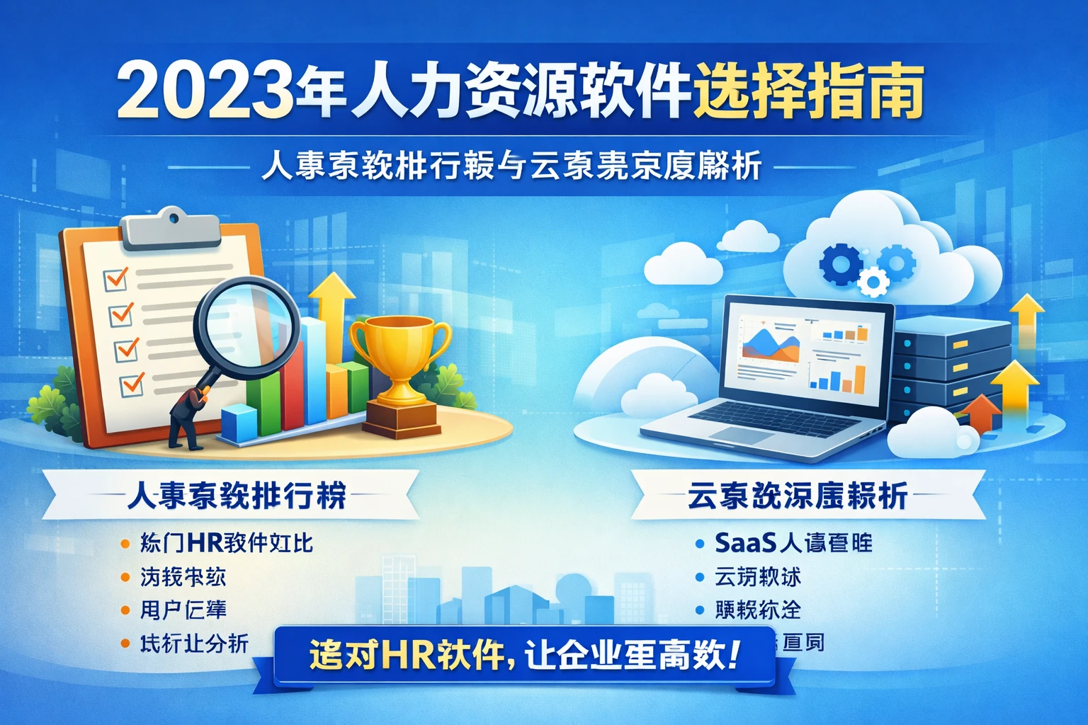 2023年人力资源软件选择指南:人事系统排行榜与云系统深度解析