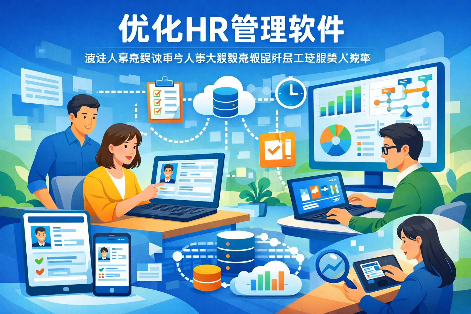 优化HR管理软件:通过人事系统试用与人事大数据系统提升员工数据录入效率