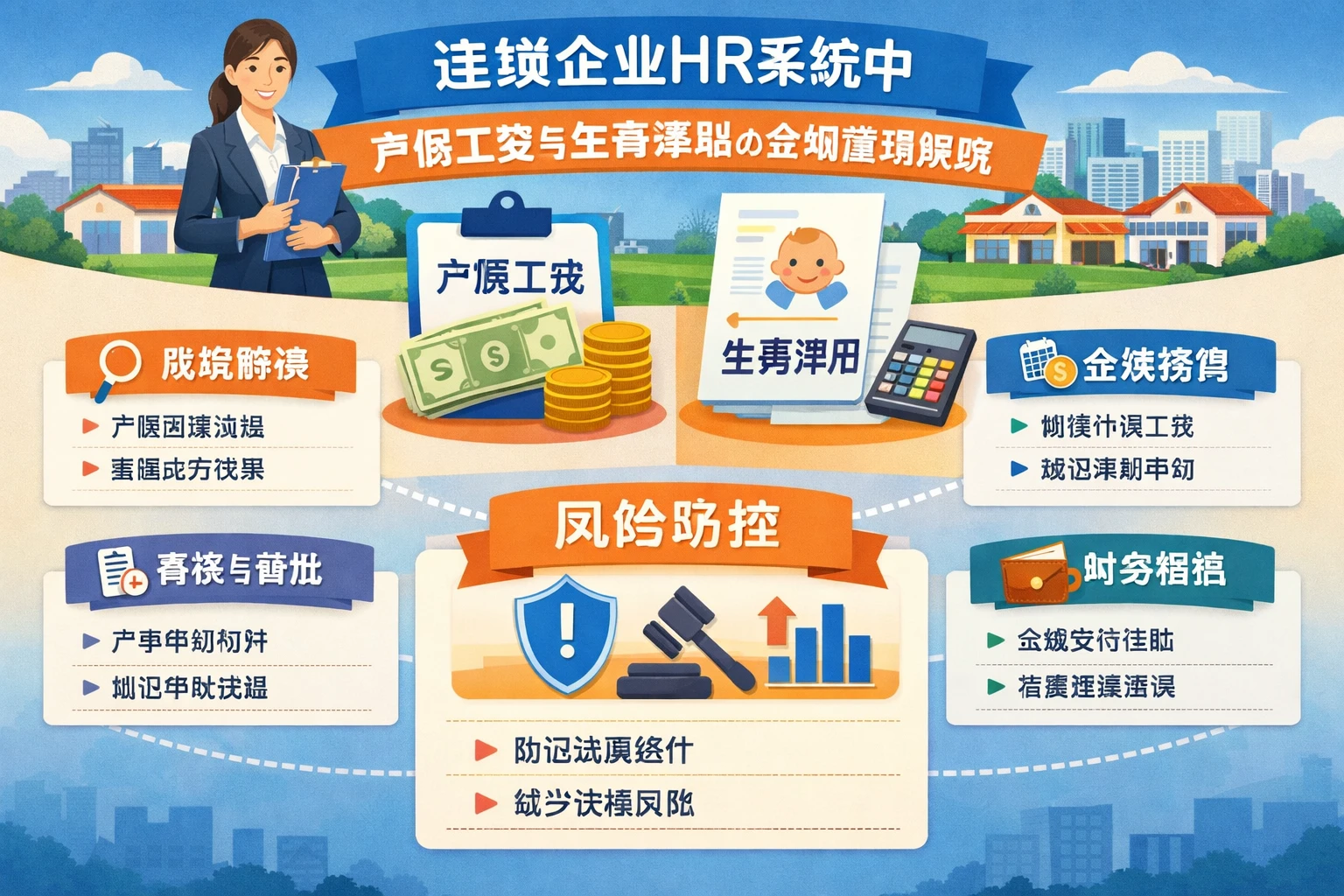 连锁企业HR系统中产假工资与生育津贴的合规管理策略