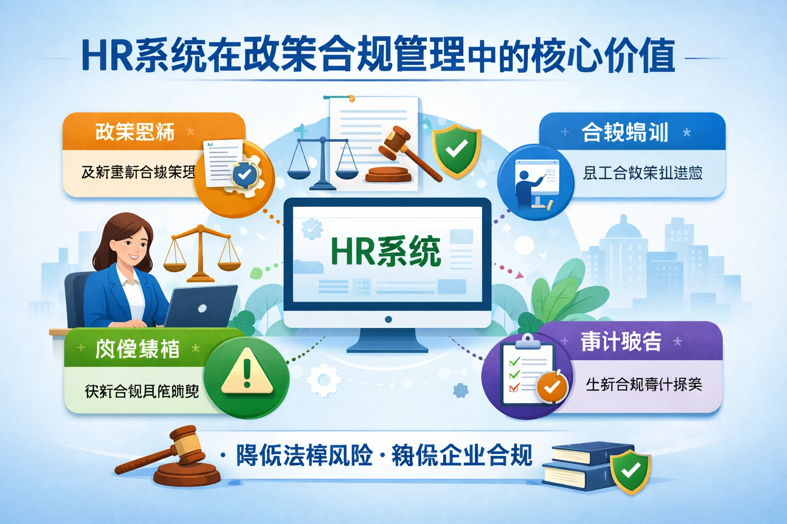 HR系统在政策合规管理中的核心价值