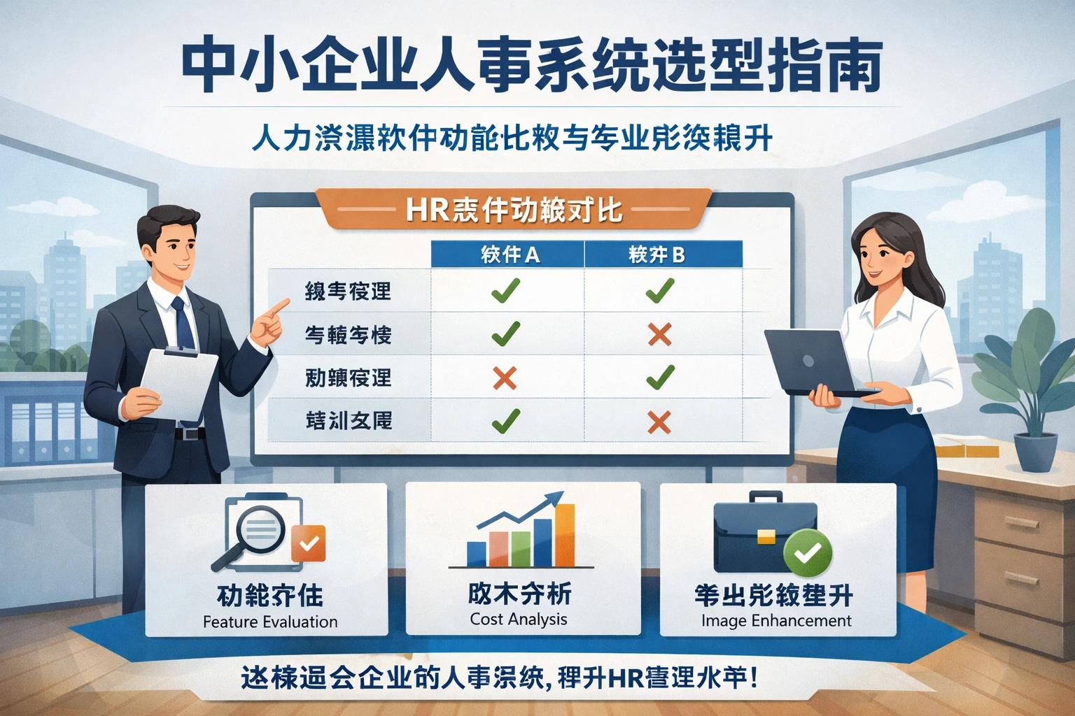 中小企业人事系统选型指南：人力资源软件功能比较与专业形象提升