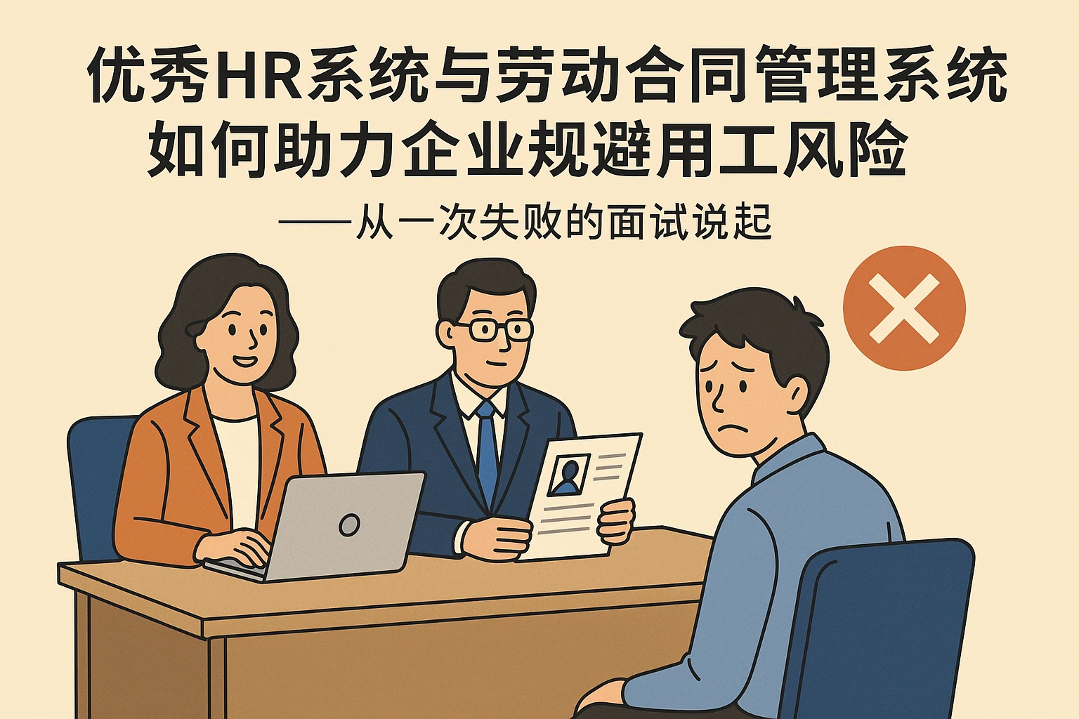 优秀HR系统与劳动合同管理系统如何助力企业规避用工风险——从一次失败的面试说起