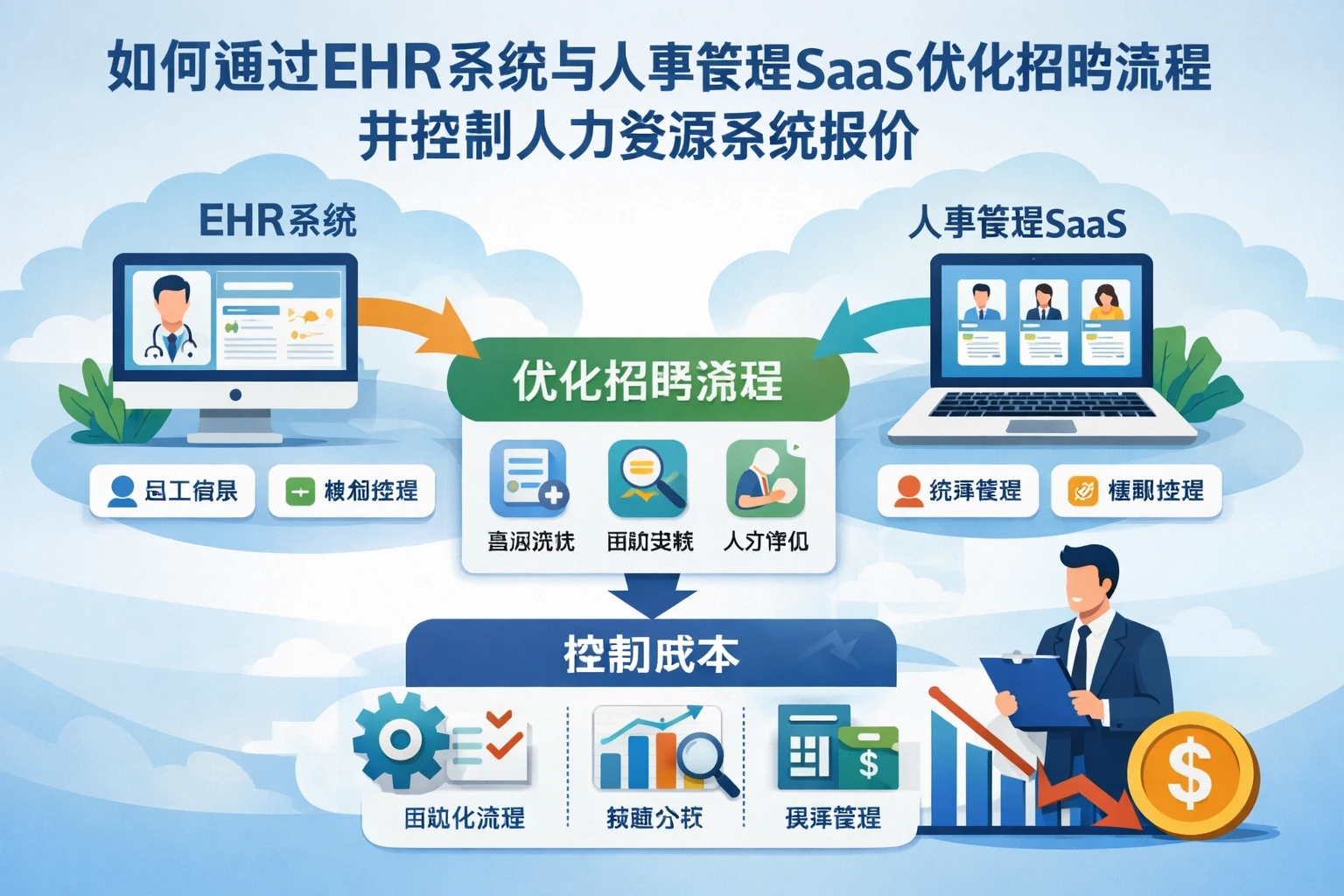 如何通过EHR系统与人事管理SaaS优化招聘流程并控制人力资源系统报价