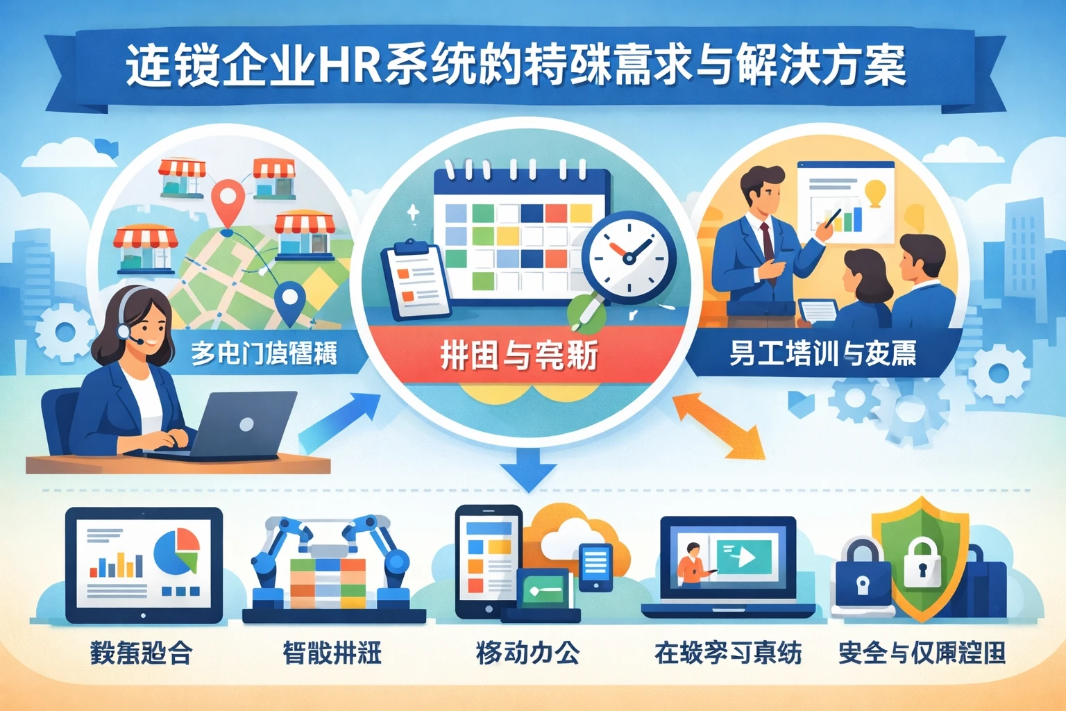 连锁企业HR系统的特殊需求与解决方案