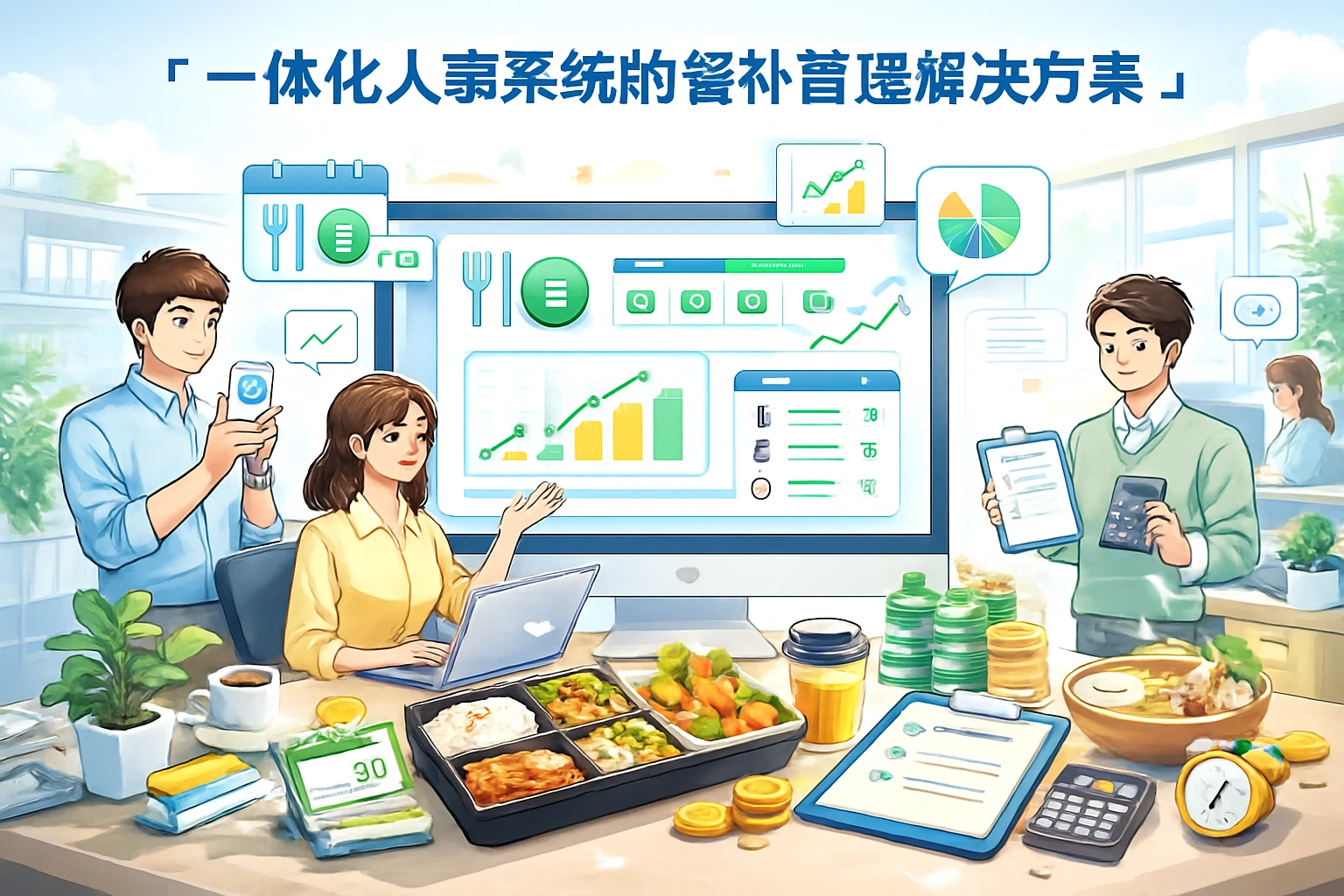 一体化人事系统的餐补管理解决方案