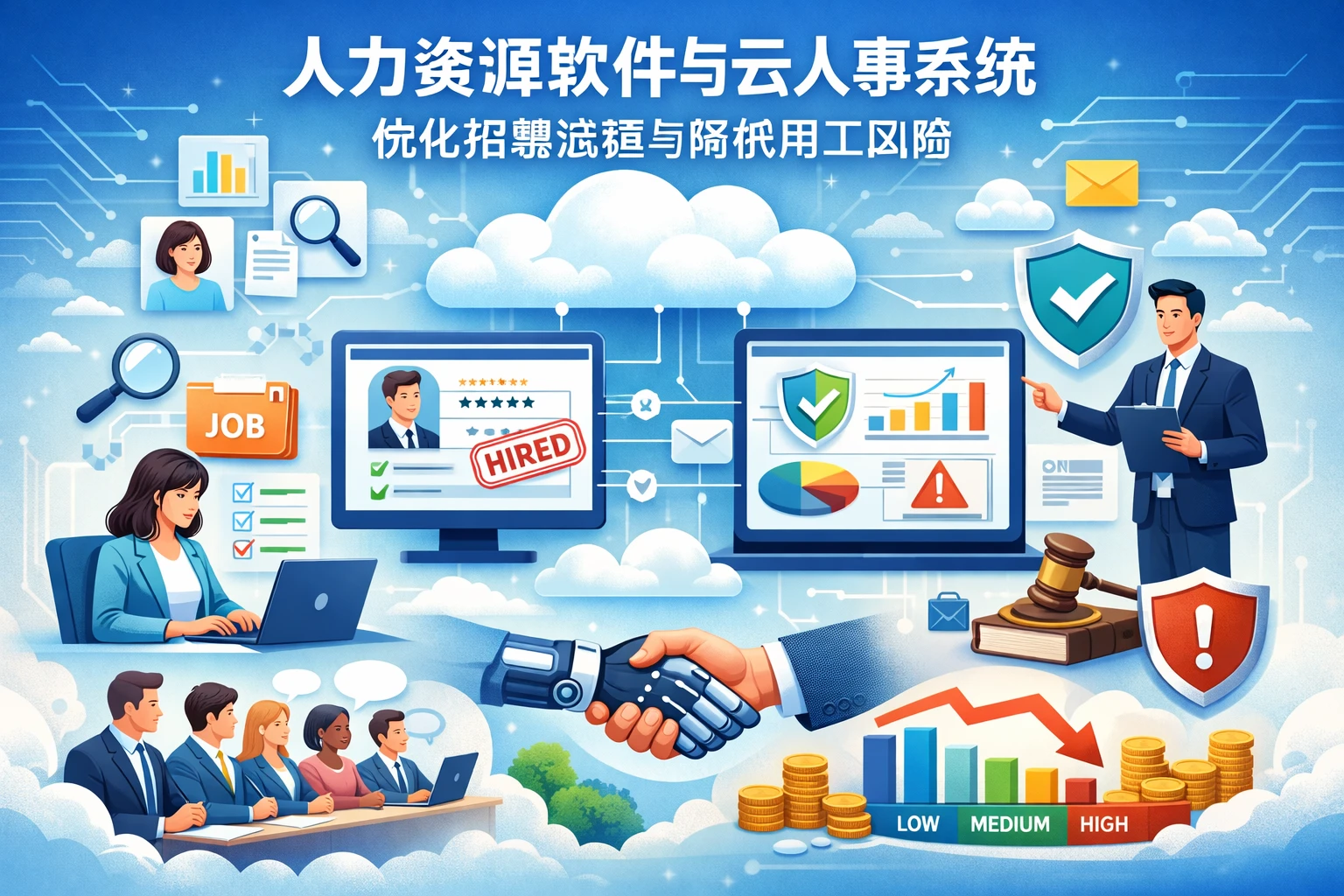 人力资源软件与云人事系统：优化招聘流程与降低用工风险