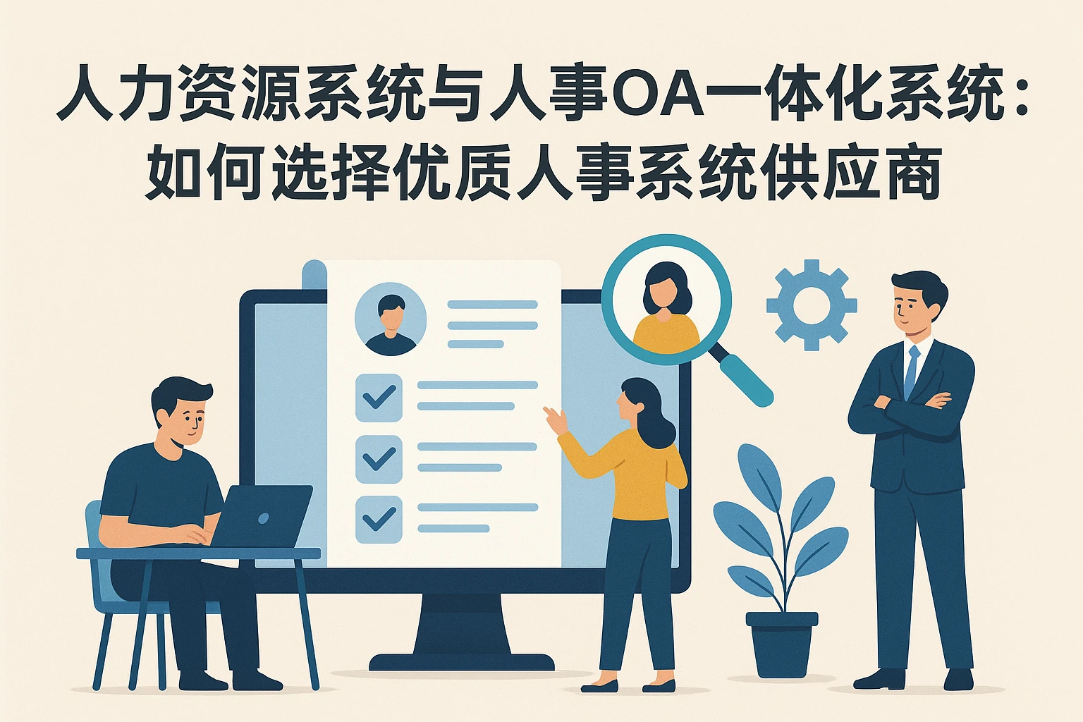 人力资源系统与人事OA一体化系统:如何选择优质人事系统供应商