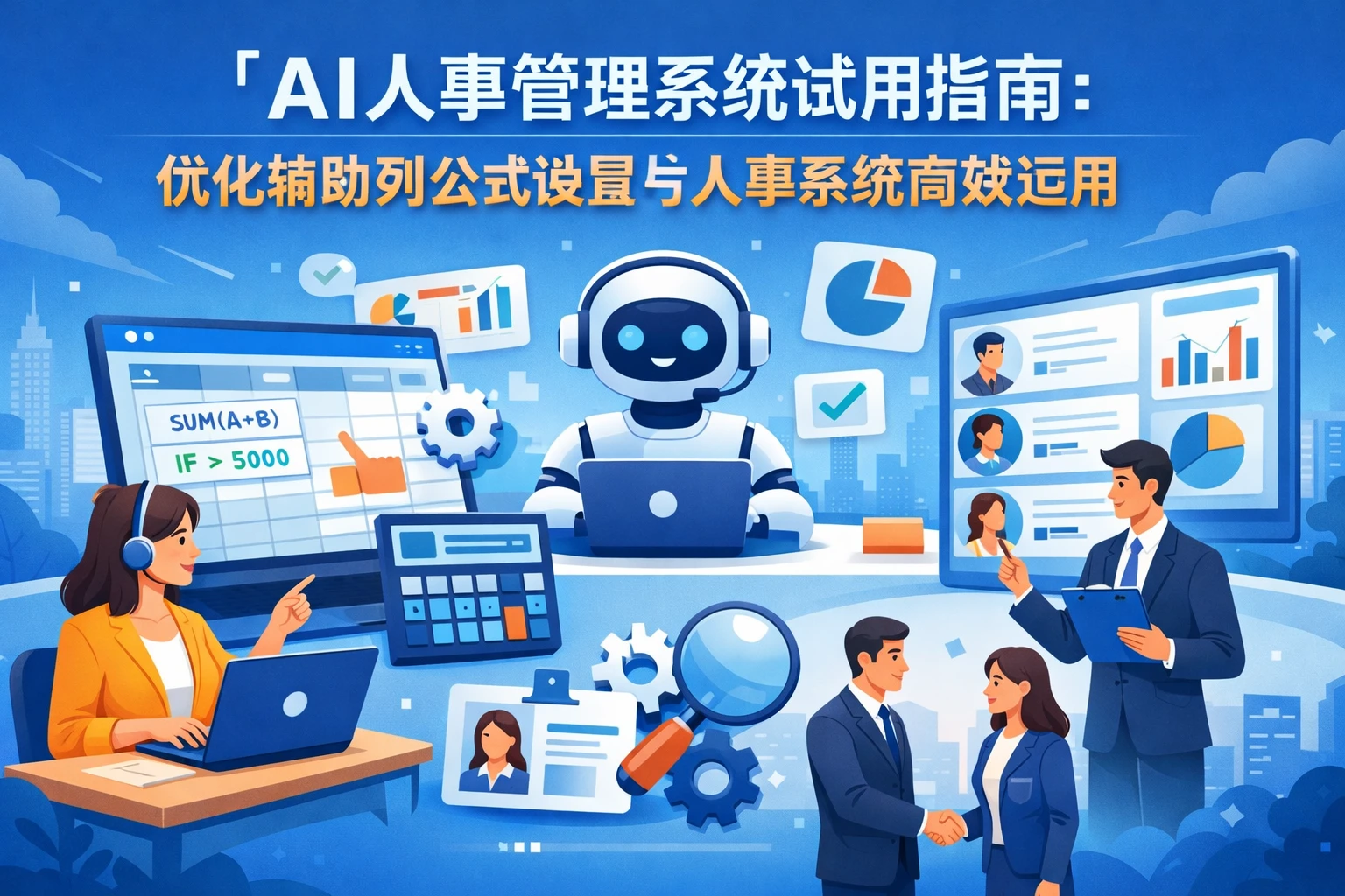 AI人事管理系统试用指南：优化辅助列公式设置与人事系统高效运用