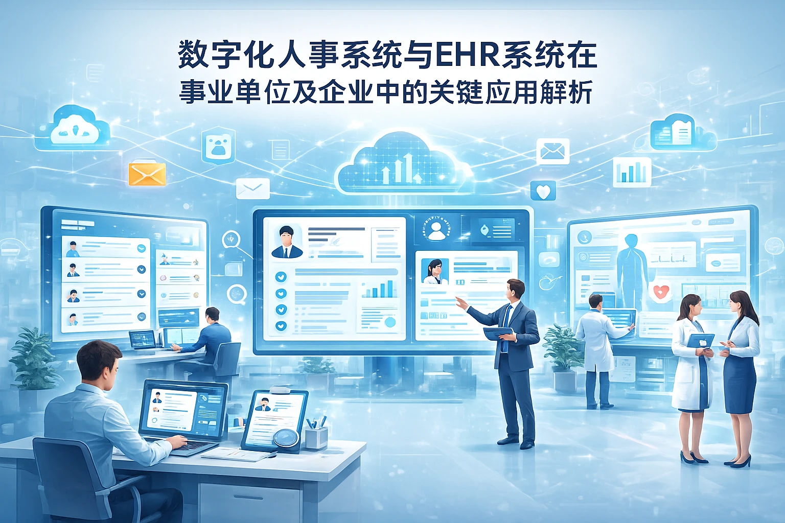数字化人事系统与EHR系统在事业单位及企业中的关键应用解析