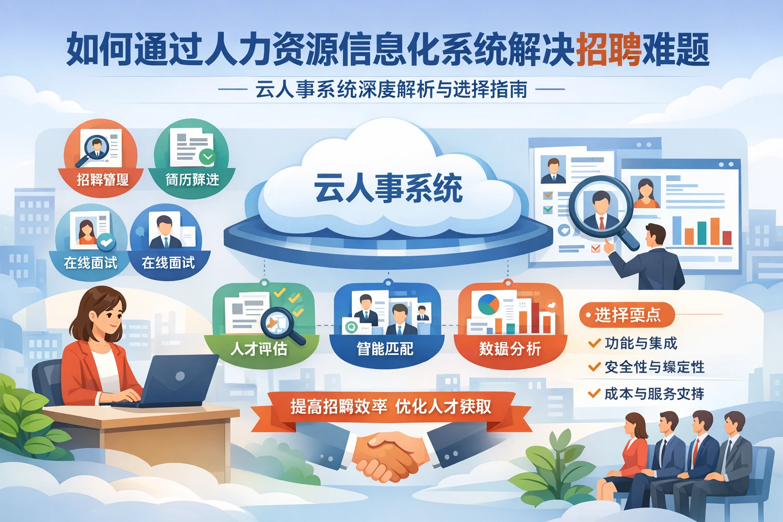 如何通过人力资源信息化系统解决招聘难题——云人事系统深度解析与选择指南