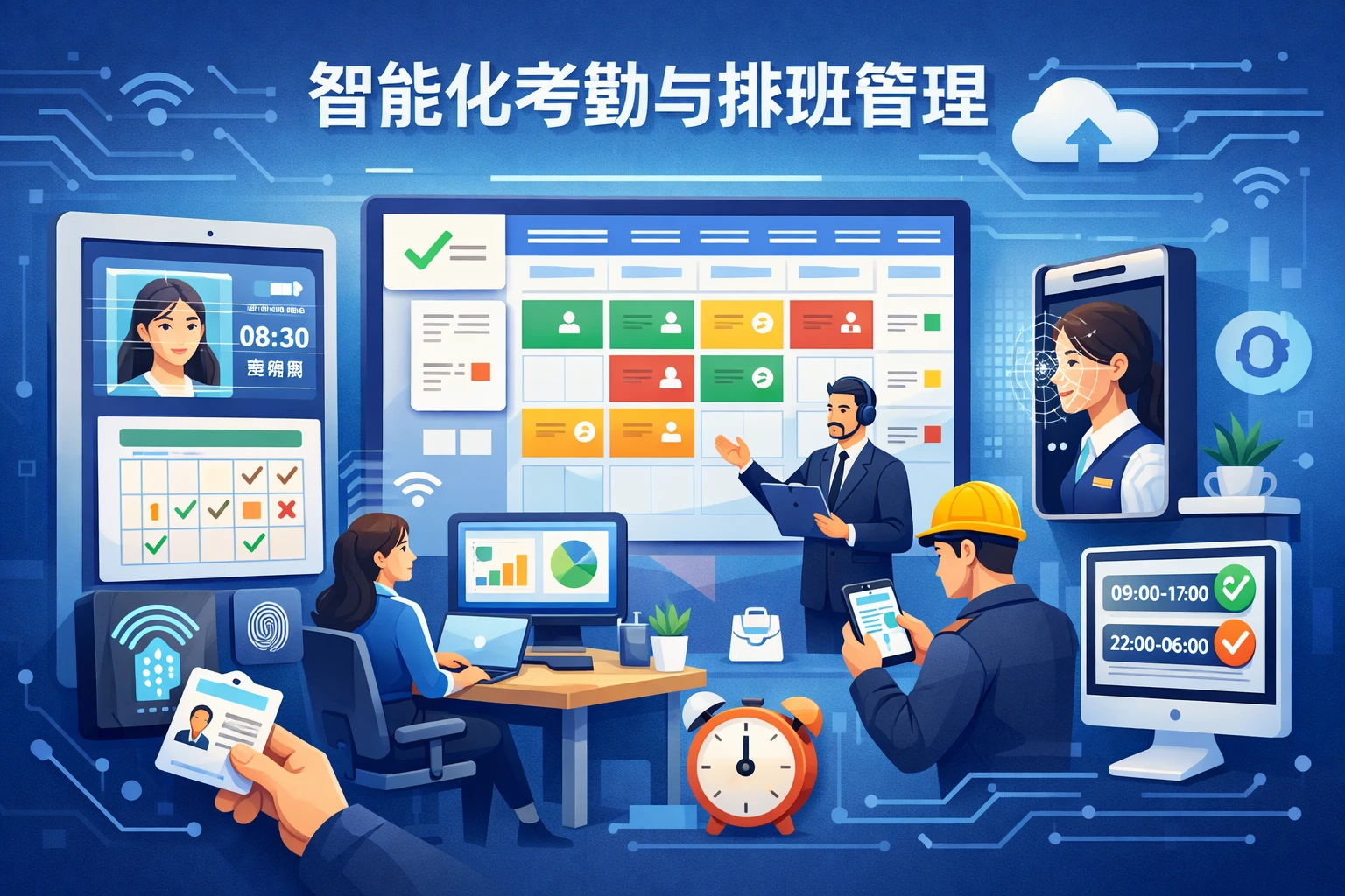 智能化考勤与排班管理