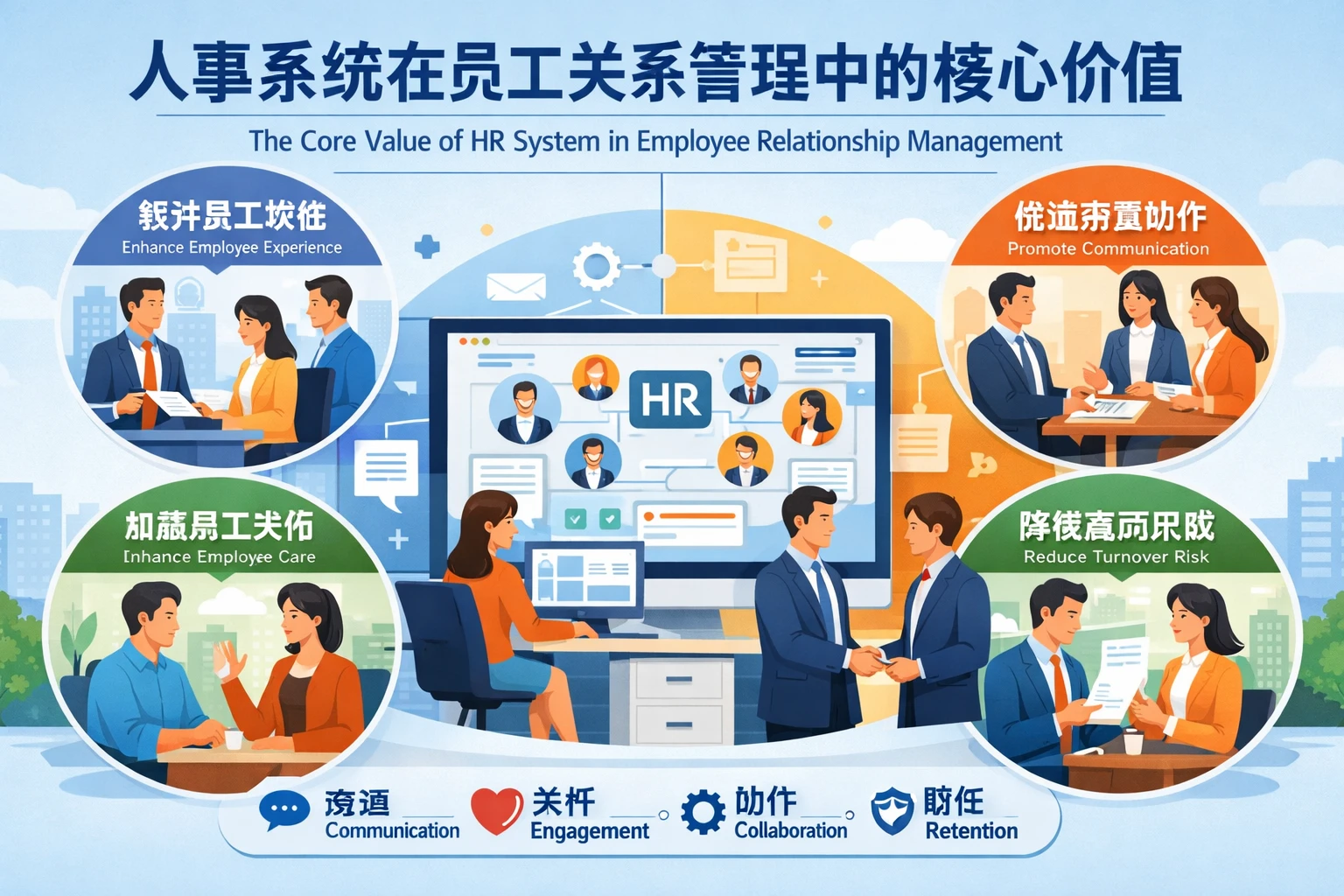 人事系统在员工关系管理中的核心价值