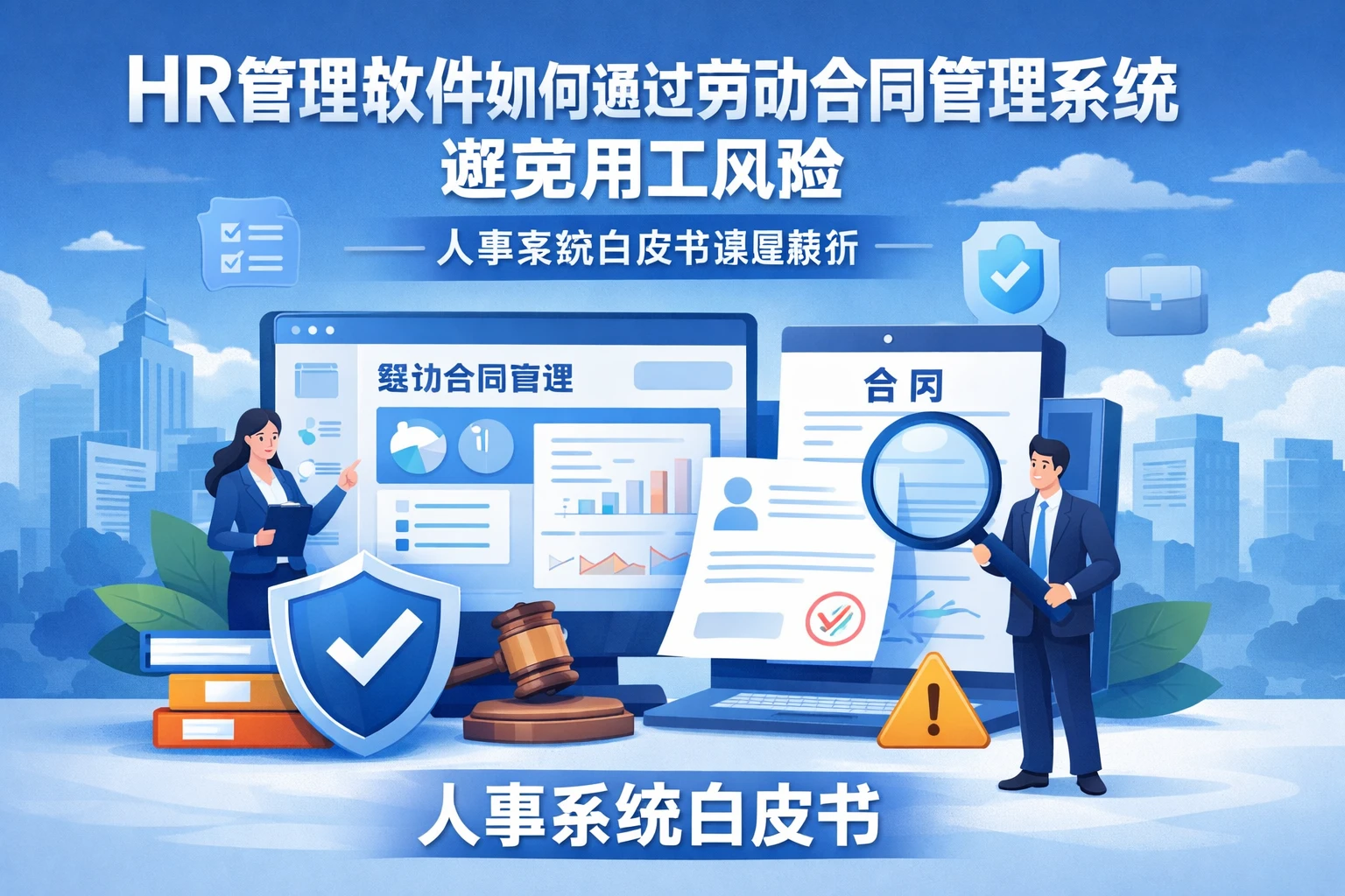HR管理软件如何通过劳动合同管理系统避免用工风险——人事系统白皮书深度解析