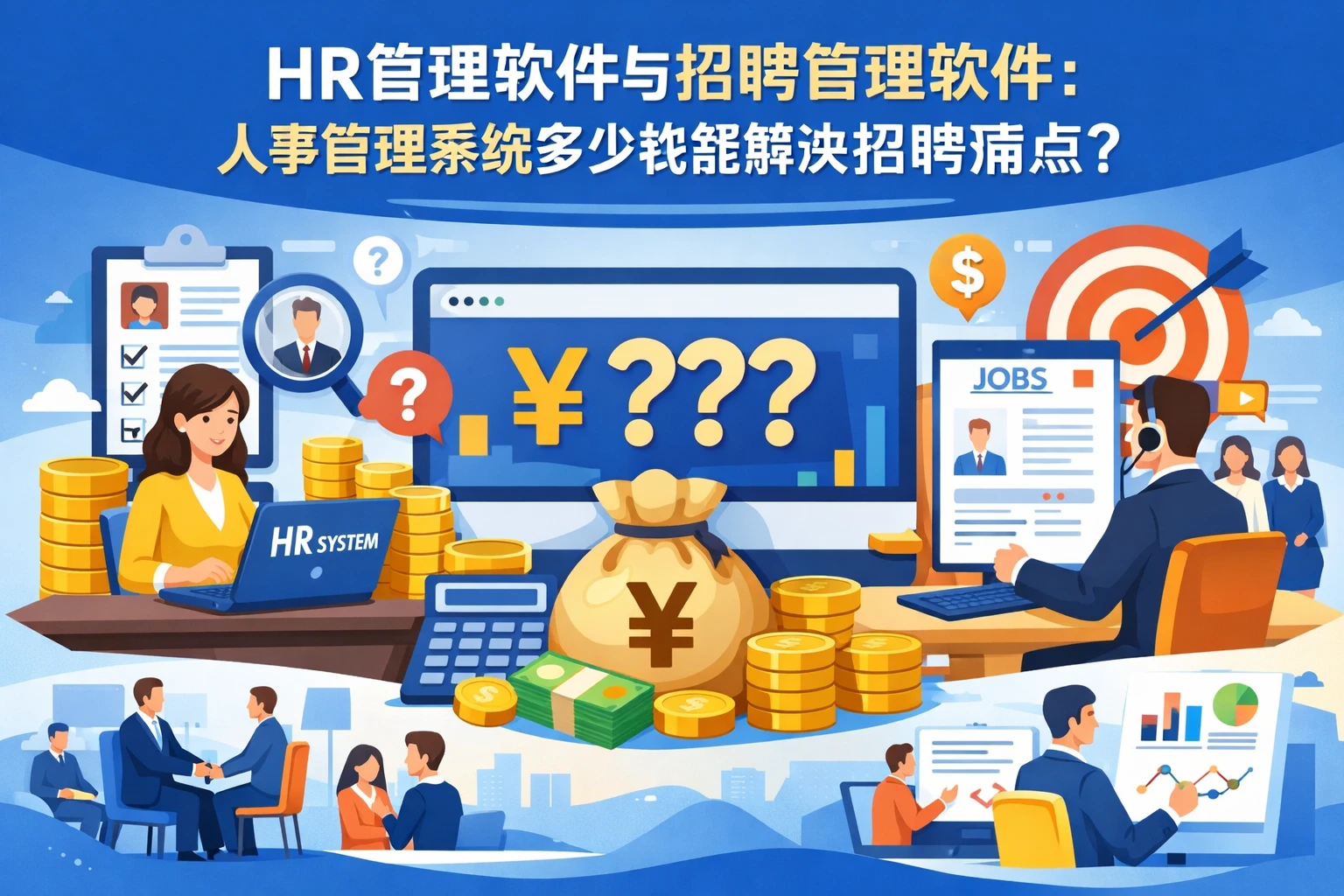 HR管理软件与招聘管理软件：人事管理系统多少钱能解决招聘痛点？