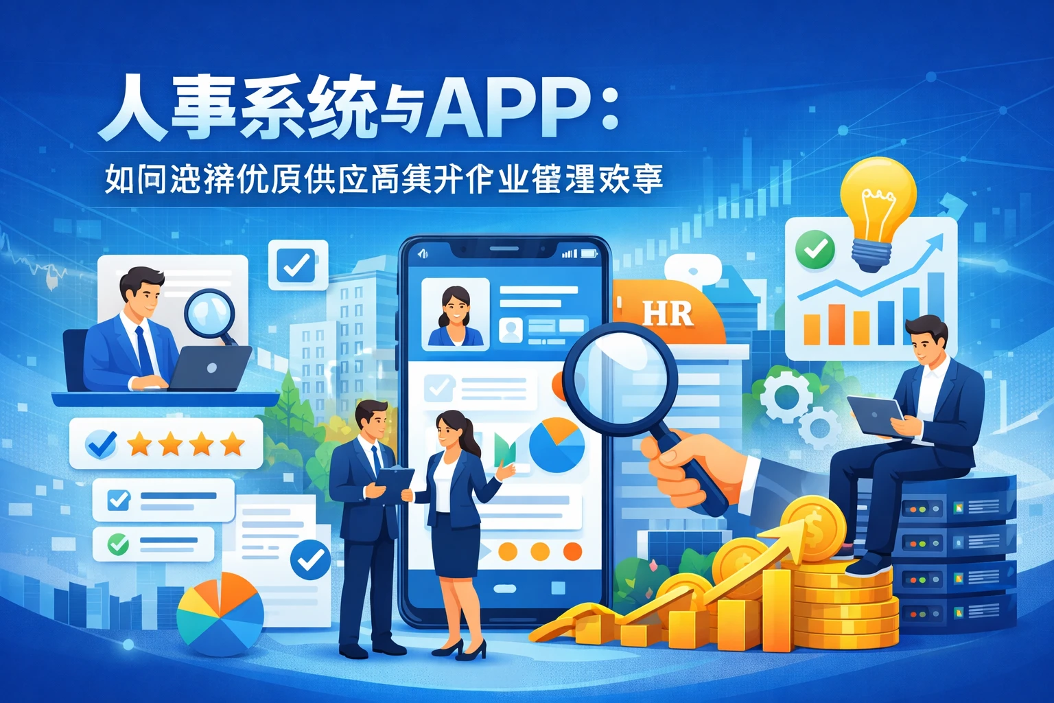 人事系统与APP：如何选择优质供应商提升企业管理效率