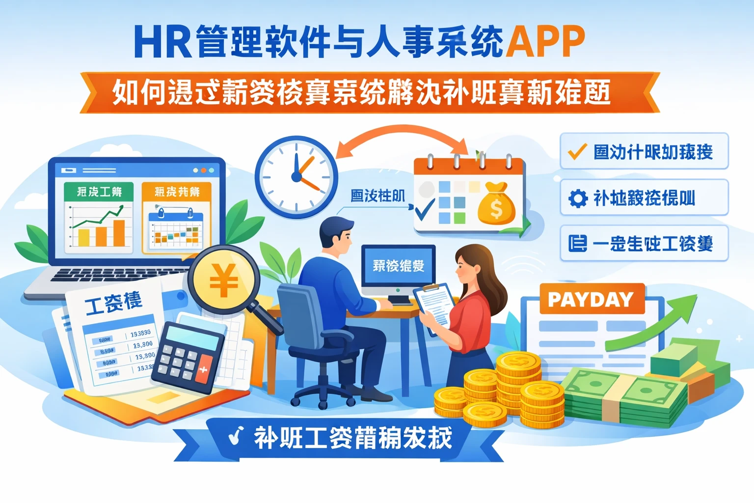 HR管理软件与人事系统APP如何通过薪资核算系统解决补班算薪难题