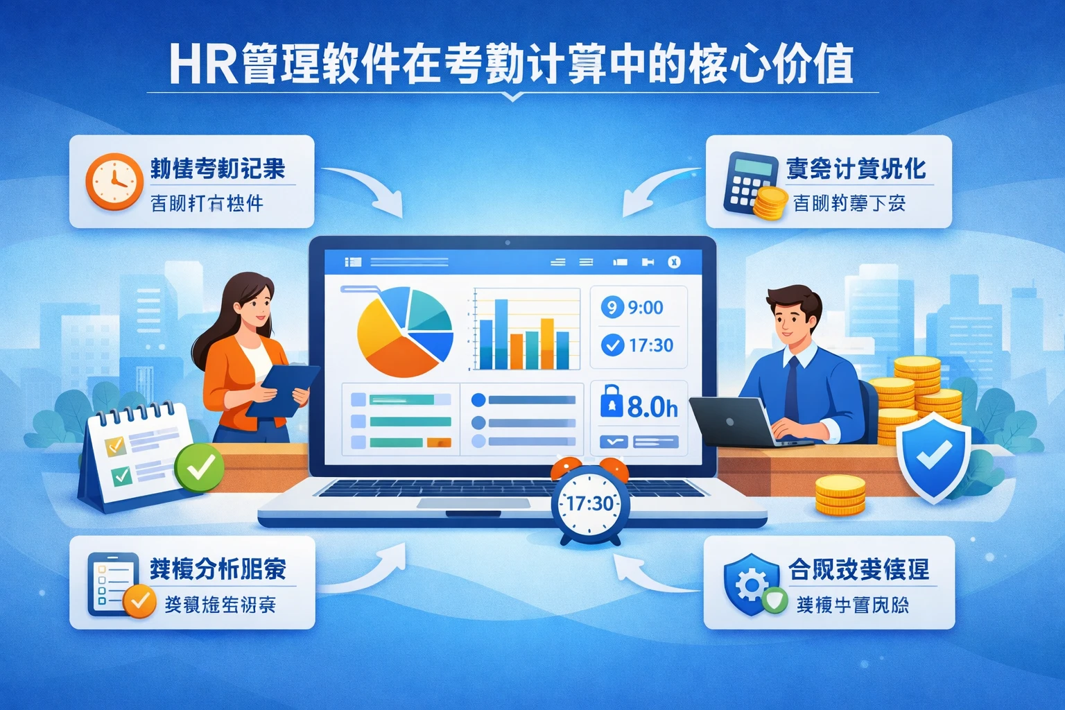 HR管理软件在考勤计算中的核心价值