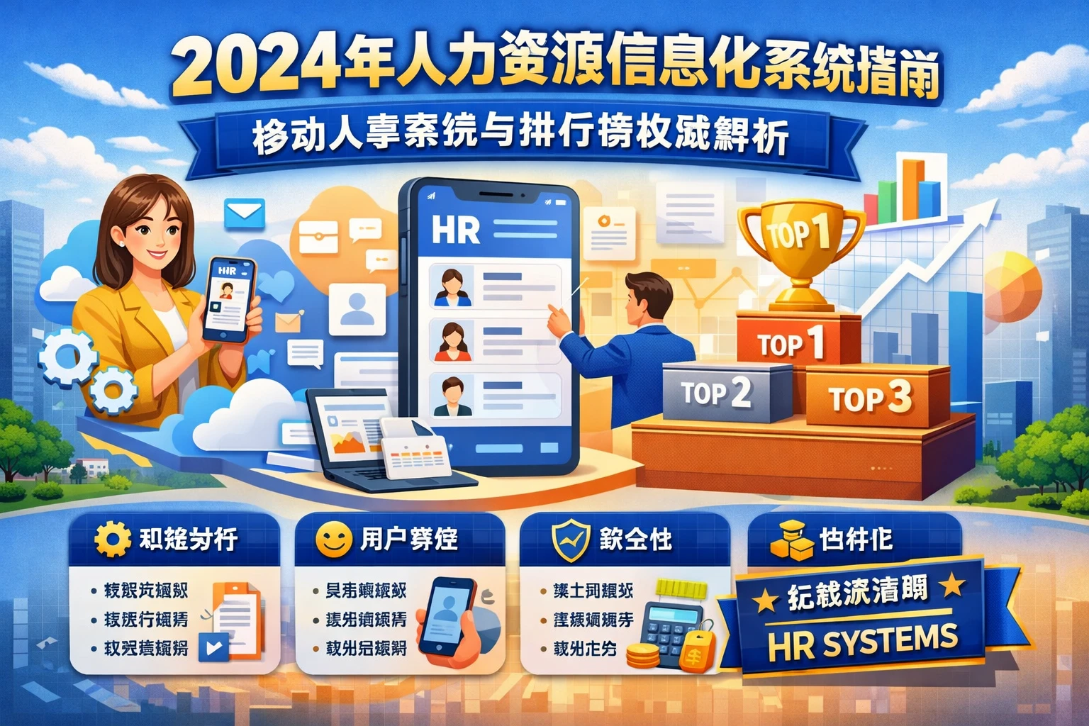 2024年人力资源信息化系统选择指南:移动人事系统与排行榜权威解析