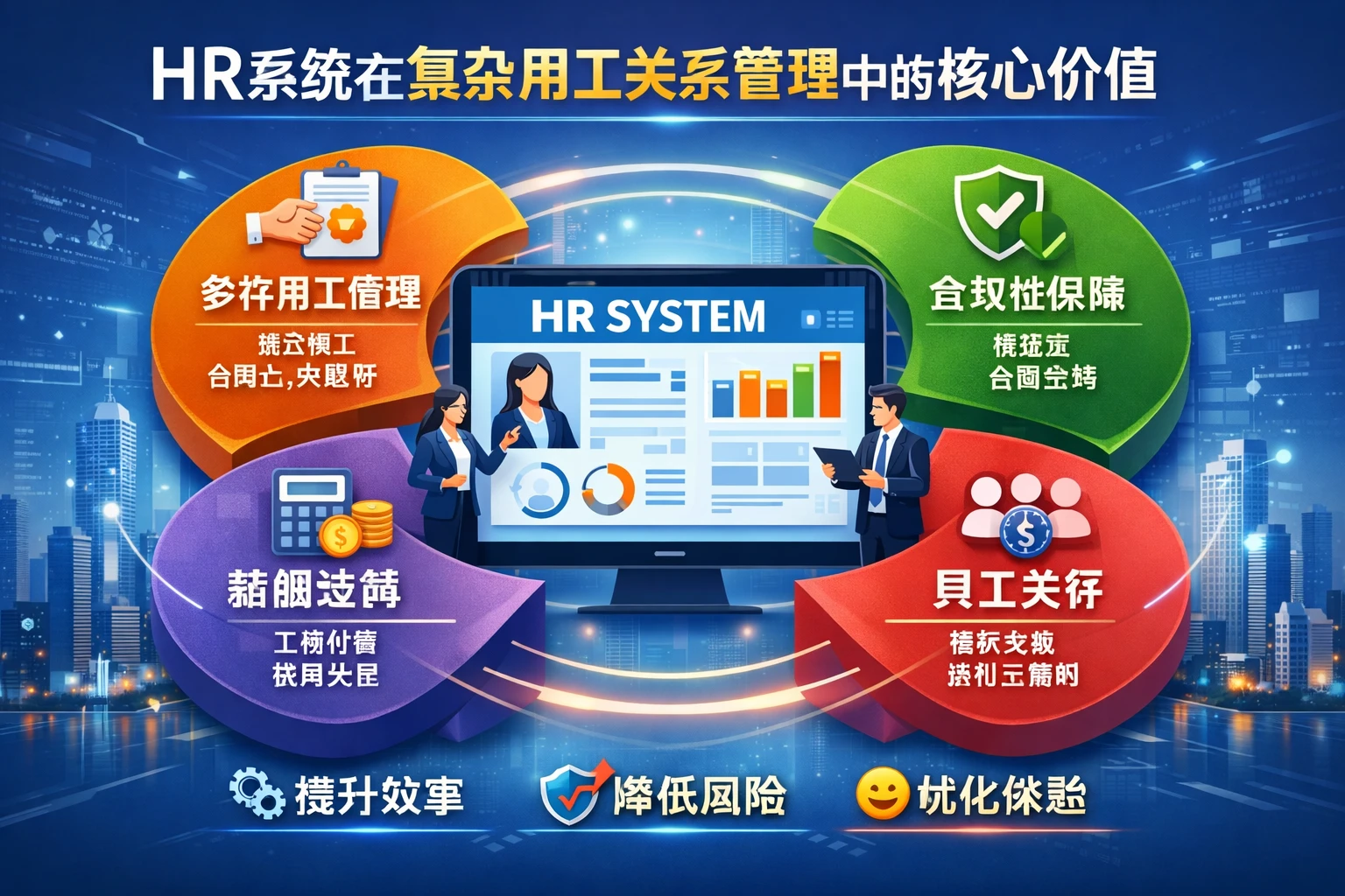 HR系统在复杂用工关系管理中的核心价值