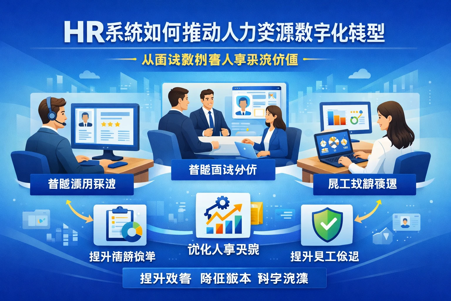 HR系统如何推动人力资源数字化转型：从面试案例看人事系统价值