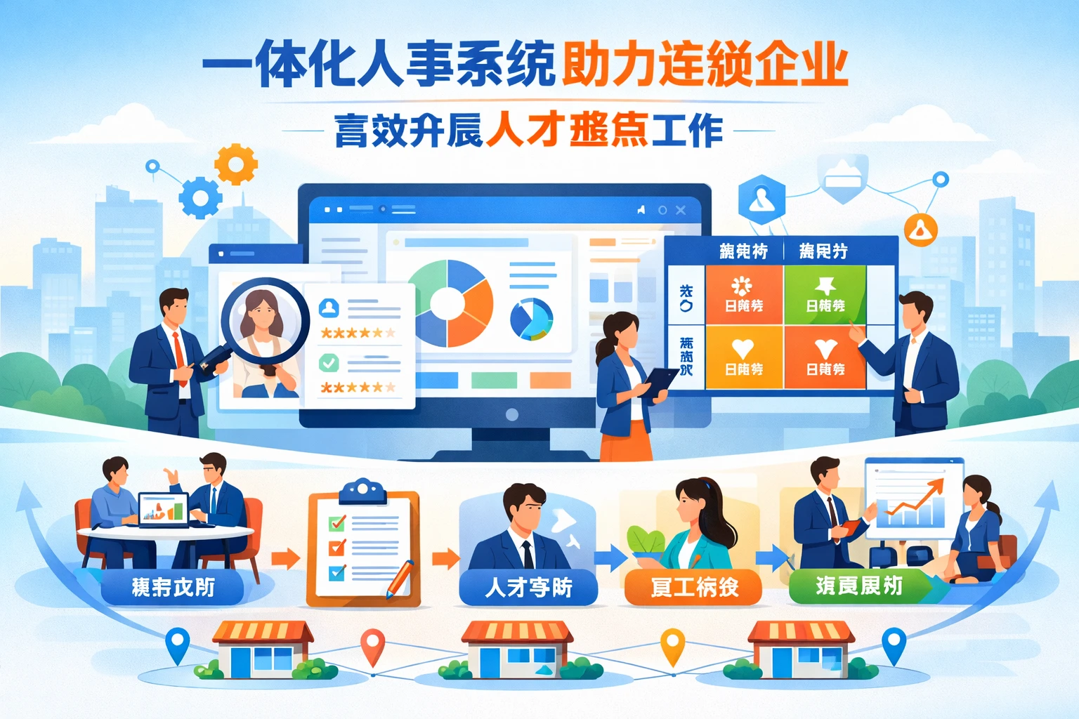 一体化人事系统助力连锁企业高效开展人才盘点工作