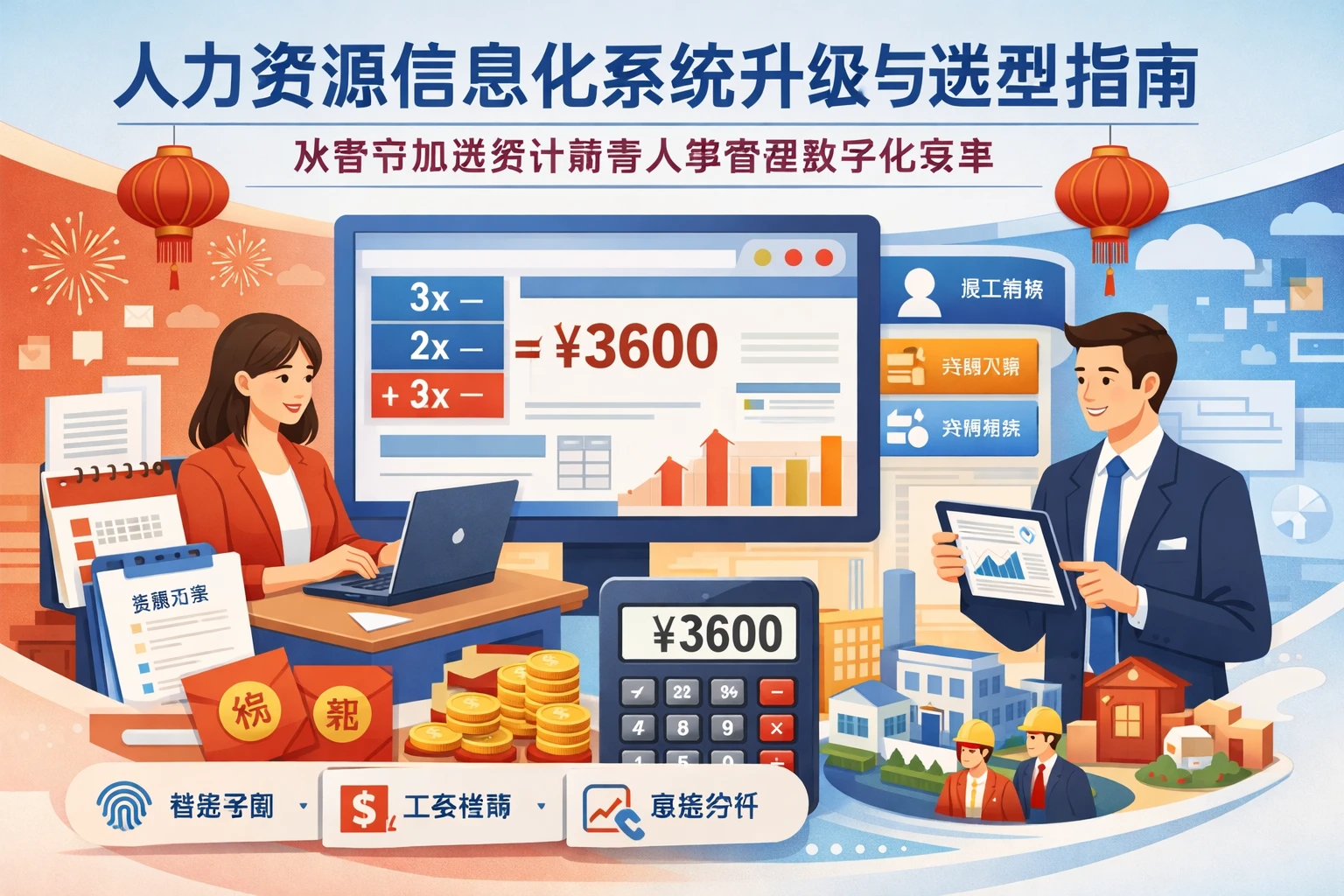 人力资源信息化系统升级与选型指南：从春节加班费计算看人事管理数字化变革