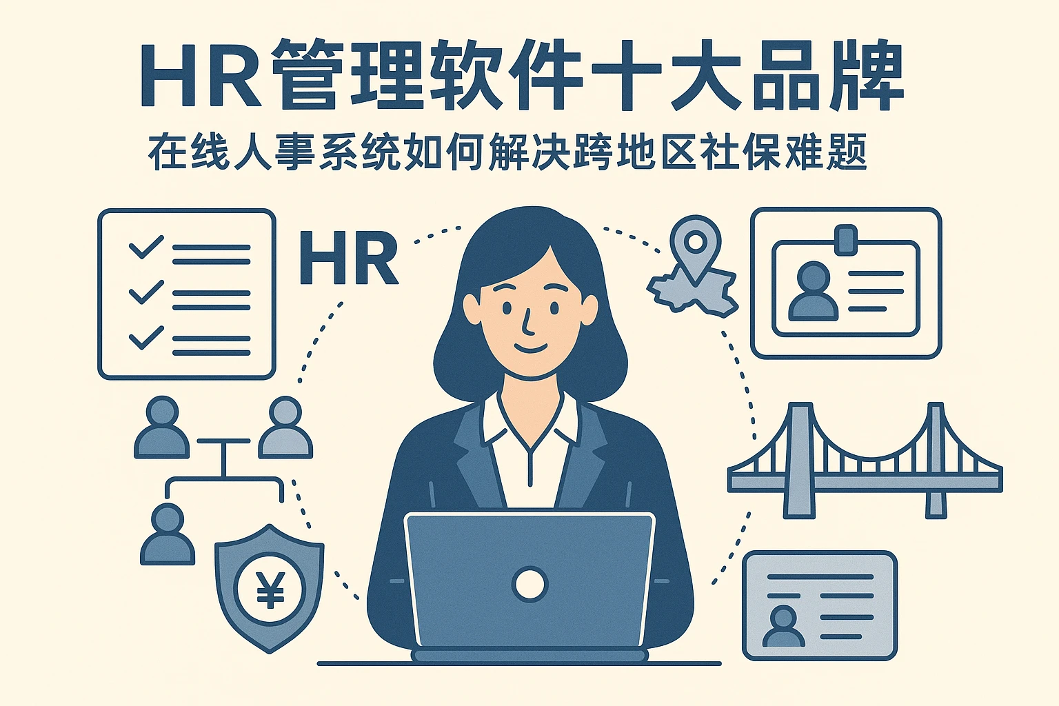 HR管理软件十大品牌：在线人事系统如何解决跨地区社保难题