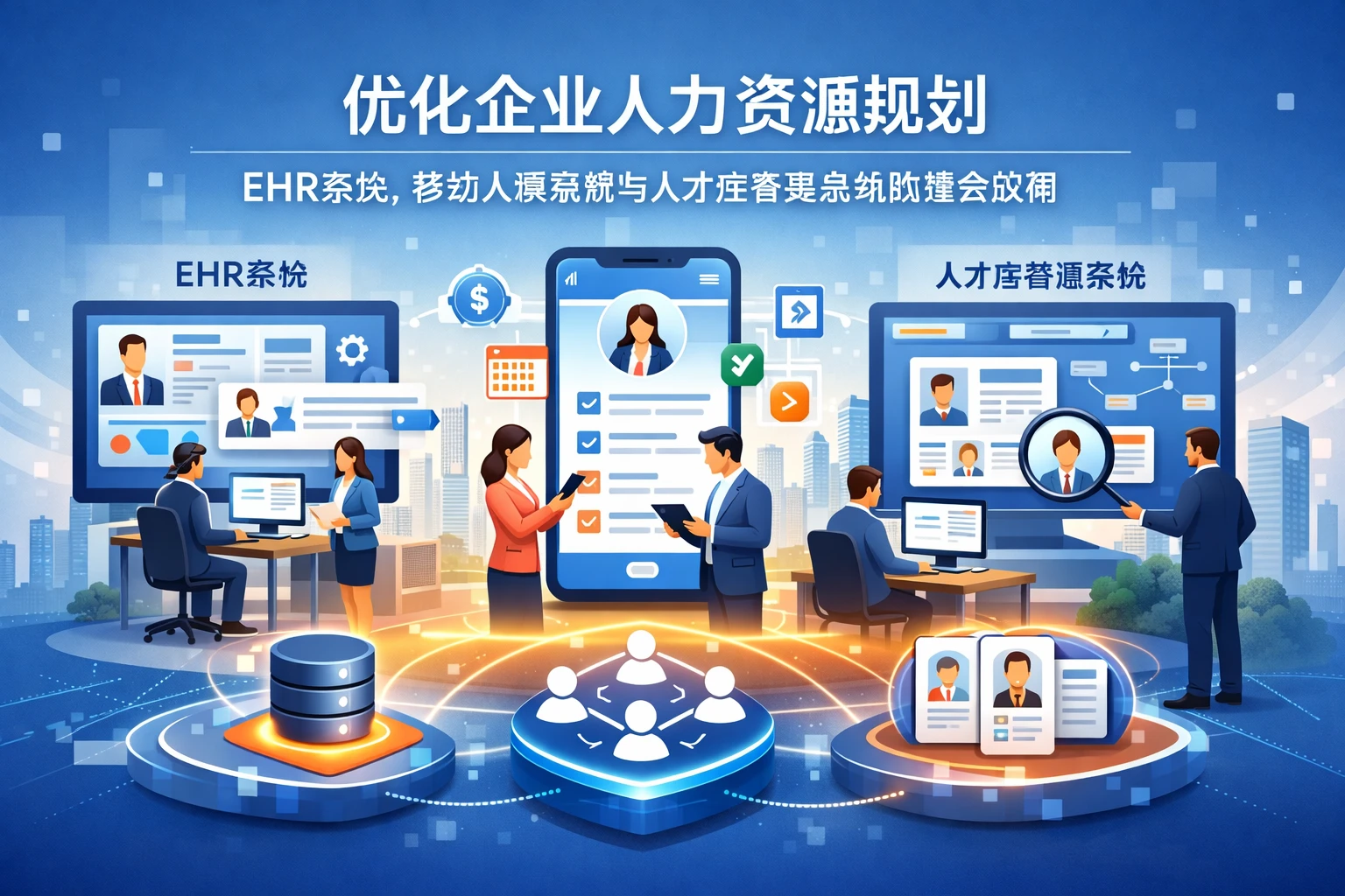 优化企业人力资源规划：ehr系统、移动人事系统与人才库管理系统的整合应用