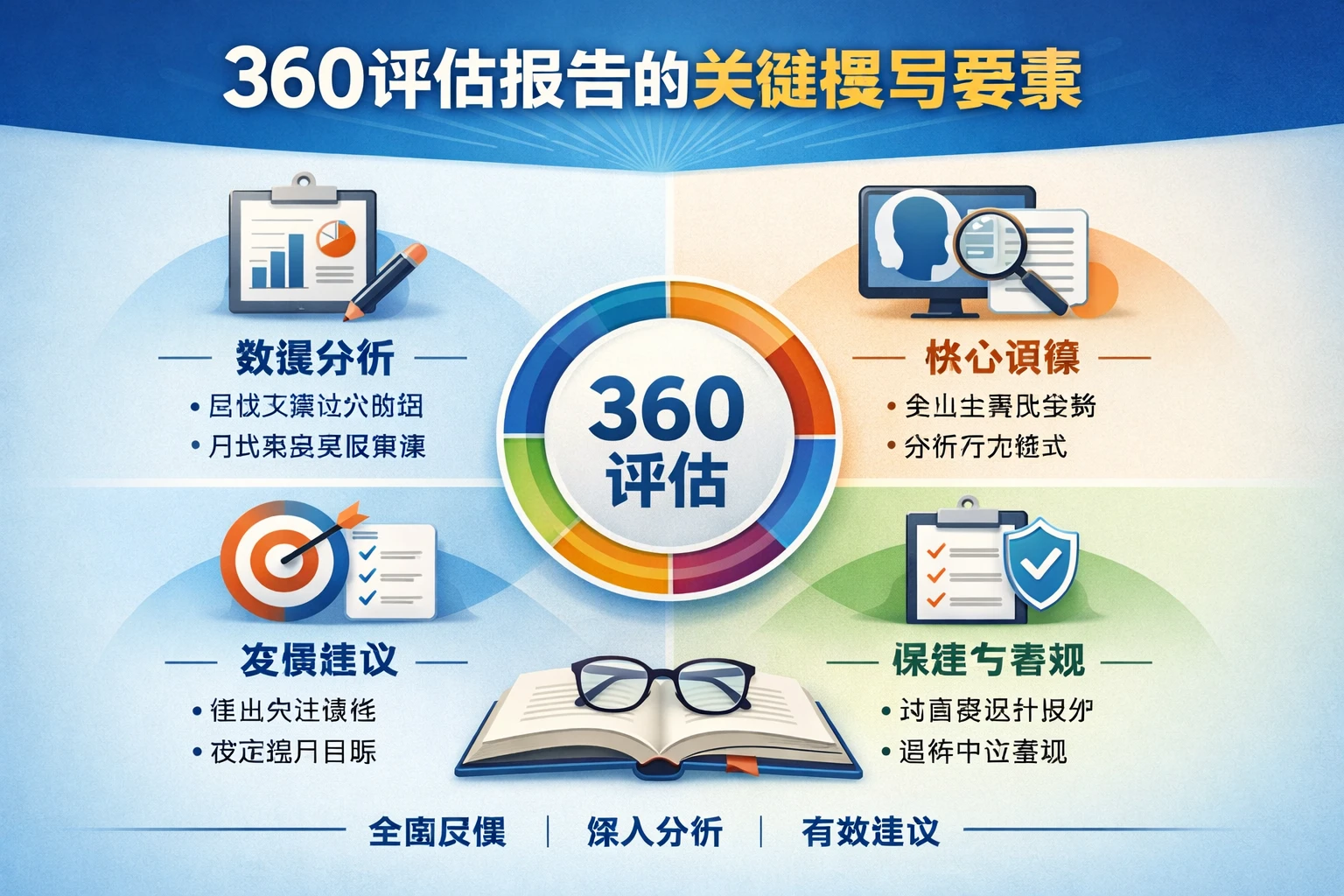 360评估报告的关键撰写要素