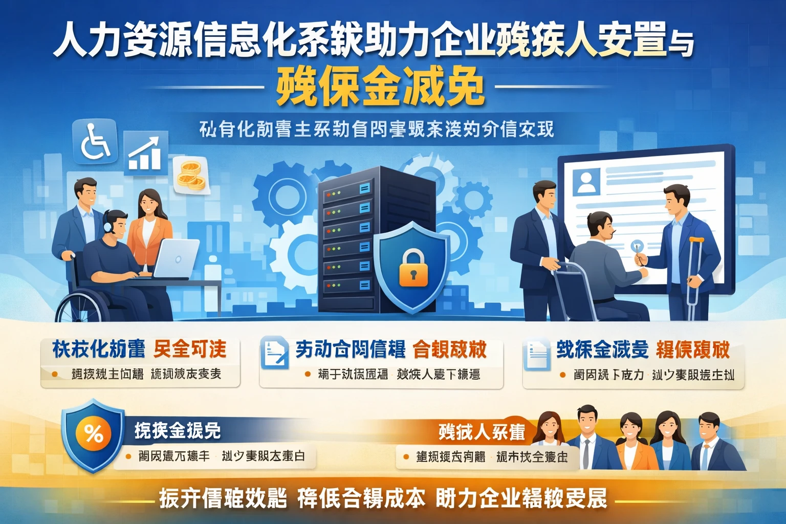 人力资源信息化系统助力企业残疾人安置与残保金减免——私有化部署与劳动合同管理系统的价值实现