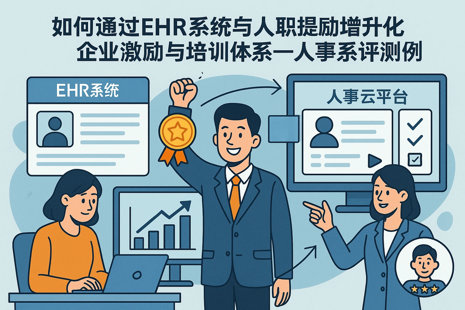 如何通过EHR系统与人事云平台优化企业激励与培训体系——人事系统评测视角