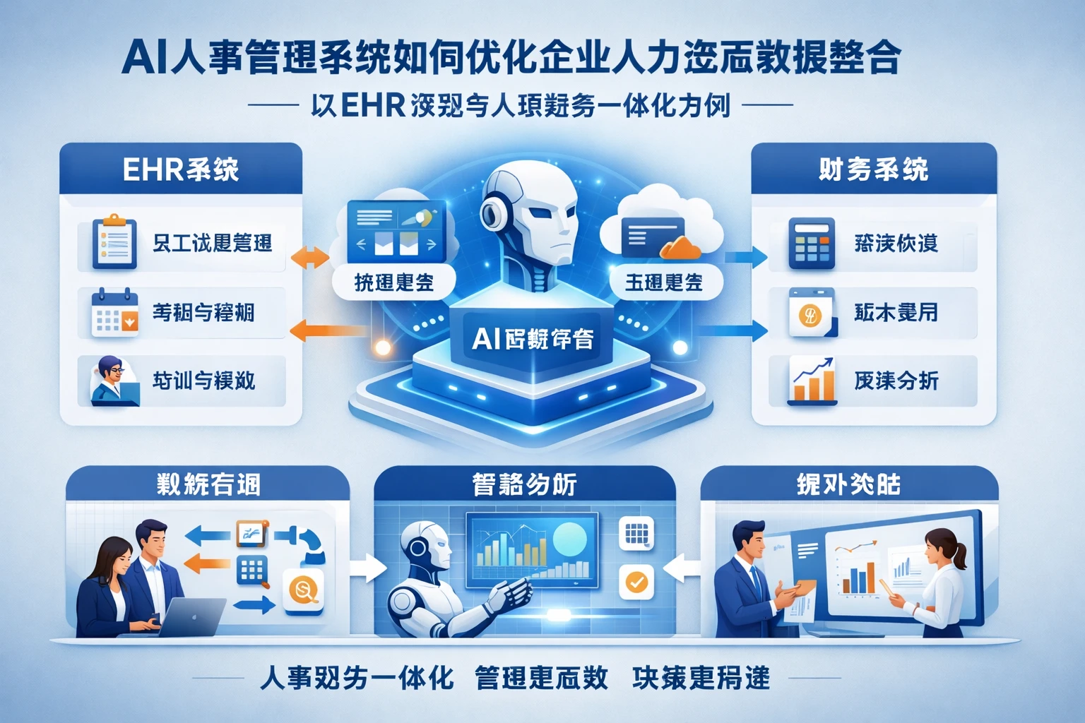 AI人事管理系统如何优化企业人力资源数据整合——以ehr系统与人事财务一体化为例