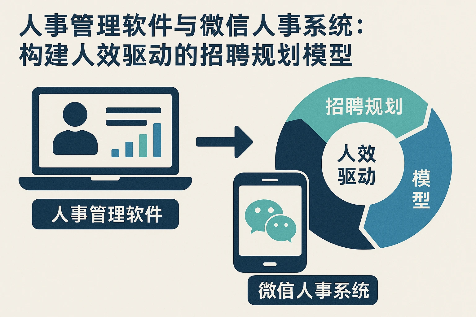 人事管理软件与微信人事系统：构建人效驱动的招聘规划模型