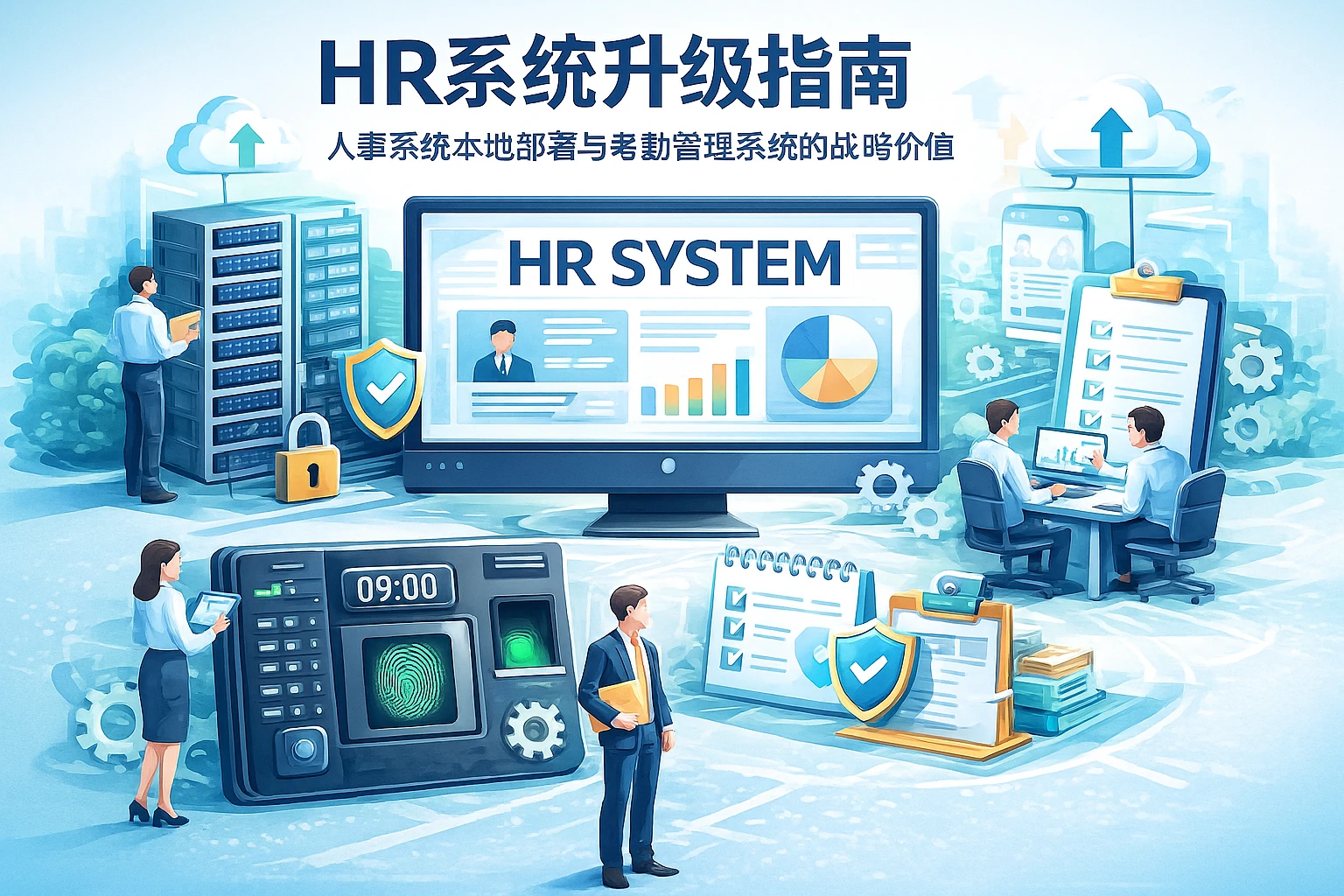 HR系统升级指南：人事系统本地部署与考勤管理系统的战略价值