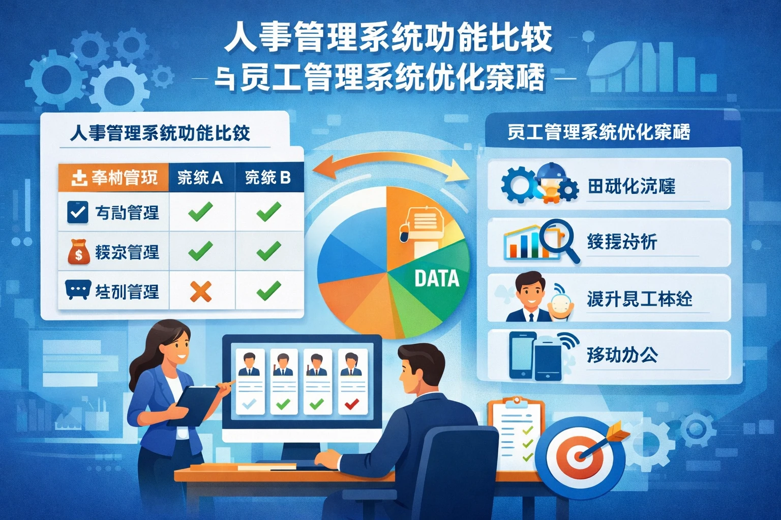 人事管理系统功能比较与员工管理系统优化策略