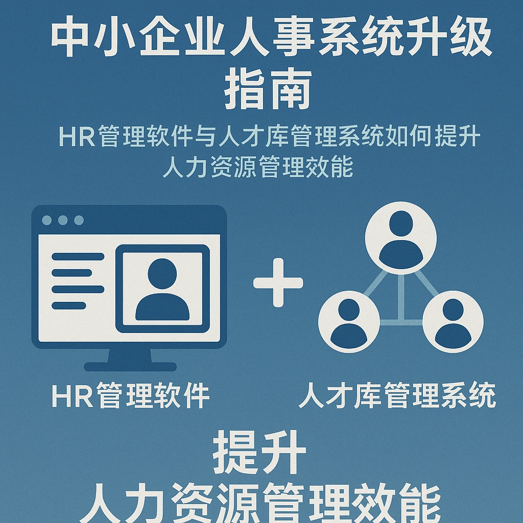 中小企业人事系统升级指南：HR管理软件与人才库管理系统如何提升人力资源管理效能