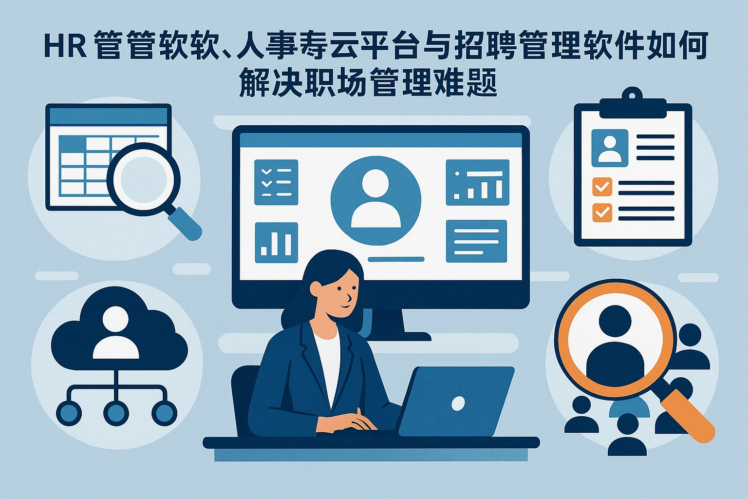 HR管理软件、人事云平台与招聘管理软件如何解决职场管理难题