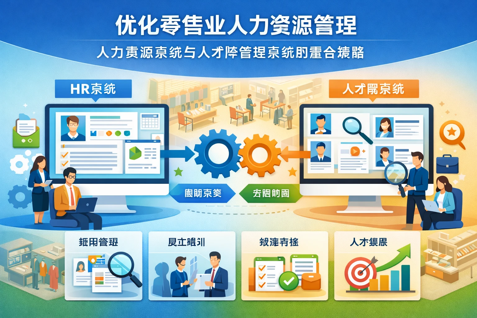 优化零售业人力资源管理：人力资源系统与人才库管理系统的整合策略